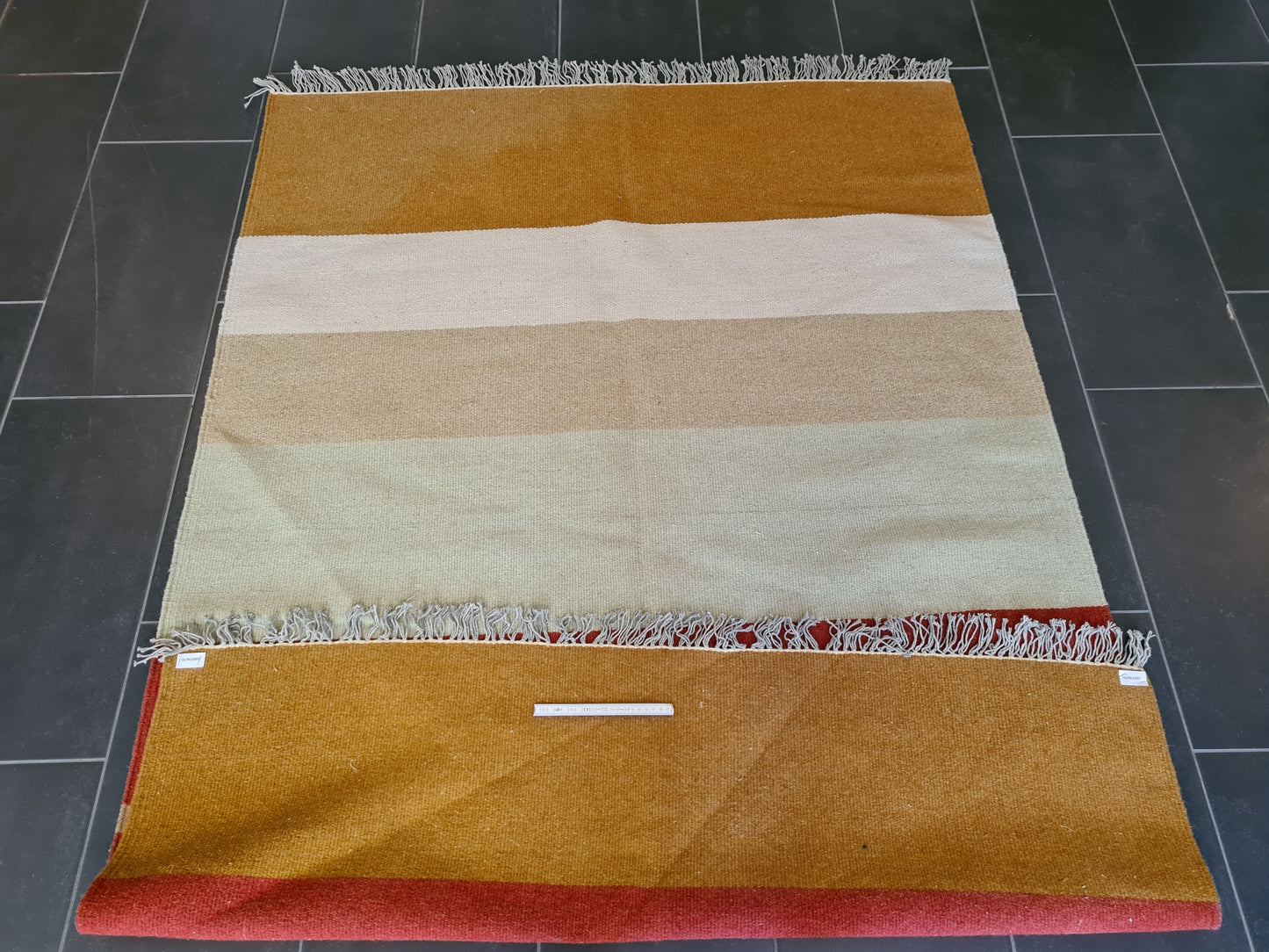 Feiner Handgeknüpfter Perser Teppich Orientteppich Kelim 201x141cm