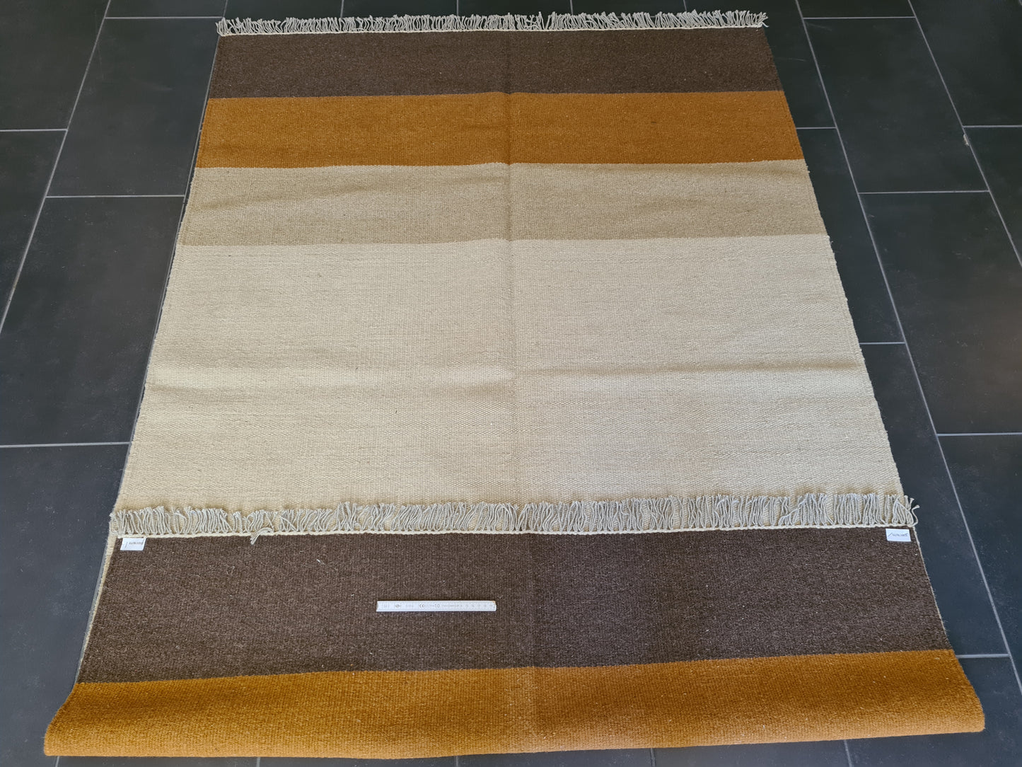 Feiner handgeknüpfter Perser Teppich Orientteppich Kelim 206x139cm