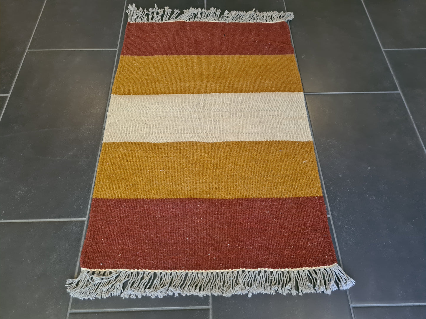 Feiner Handgeknüpfter Perser Teppich Orientteppich Kelim 90x60cm