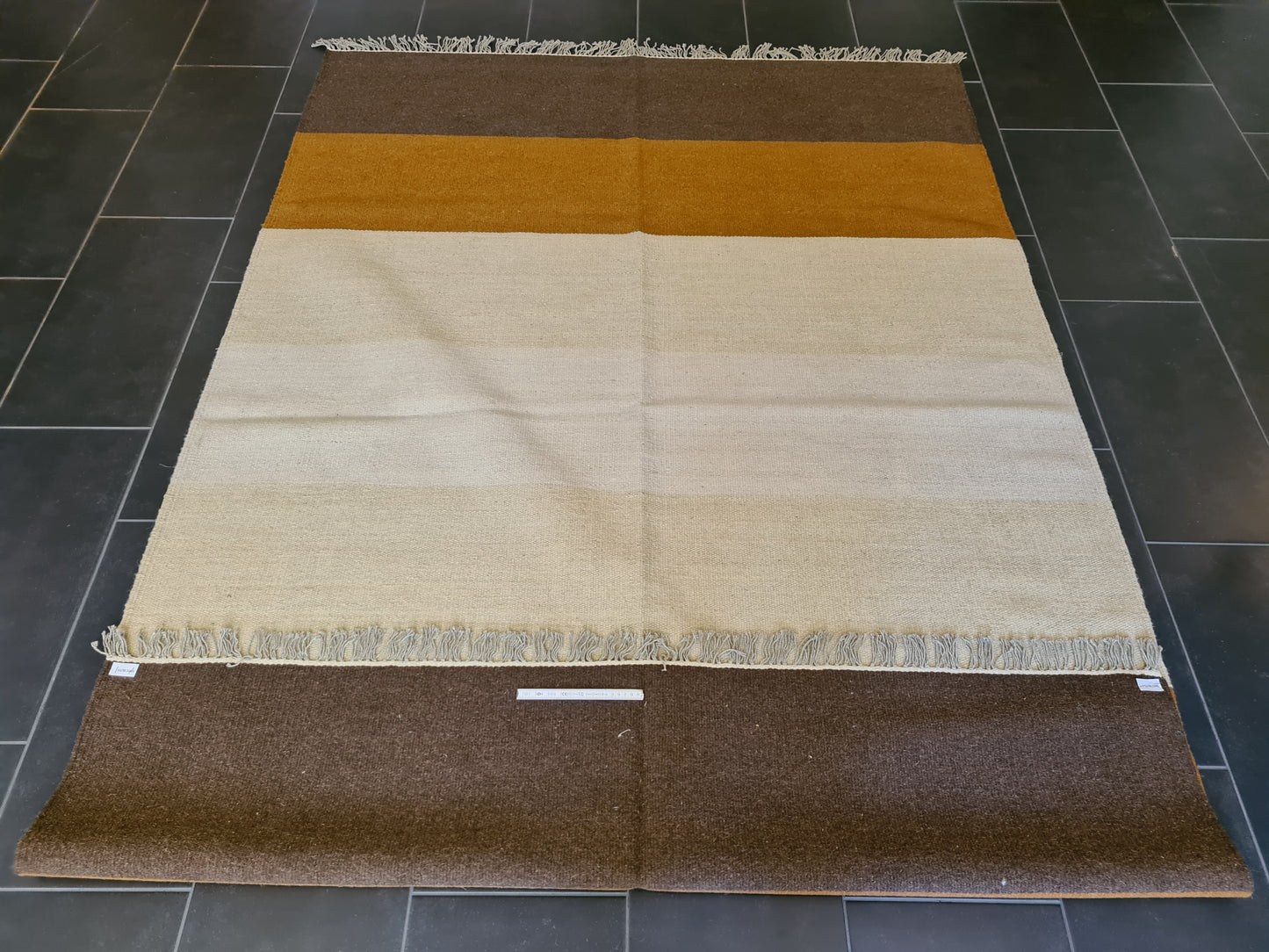 Feiner Handgeknüpfter Perser Teppich Orientteppich Kelim 246x168cm