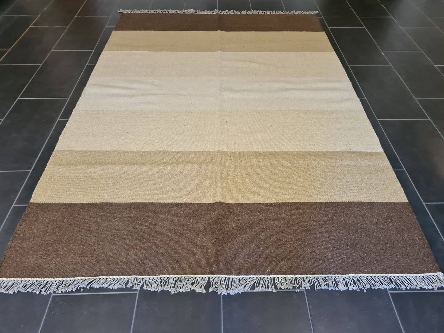 Feiner Handgeknüpfter Perser-Teppich Orientteppich Kelim 243x170cm