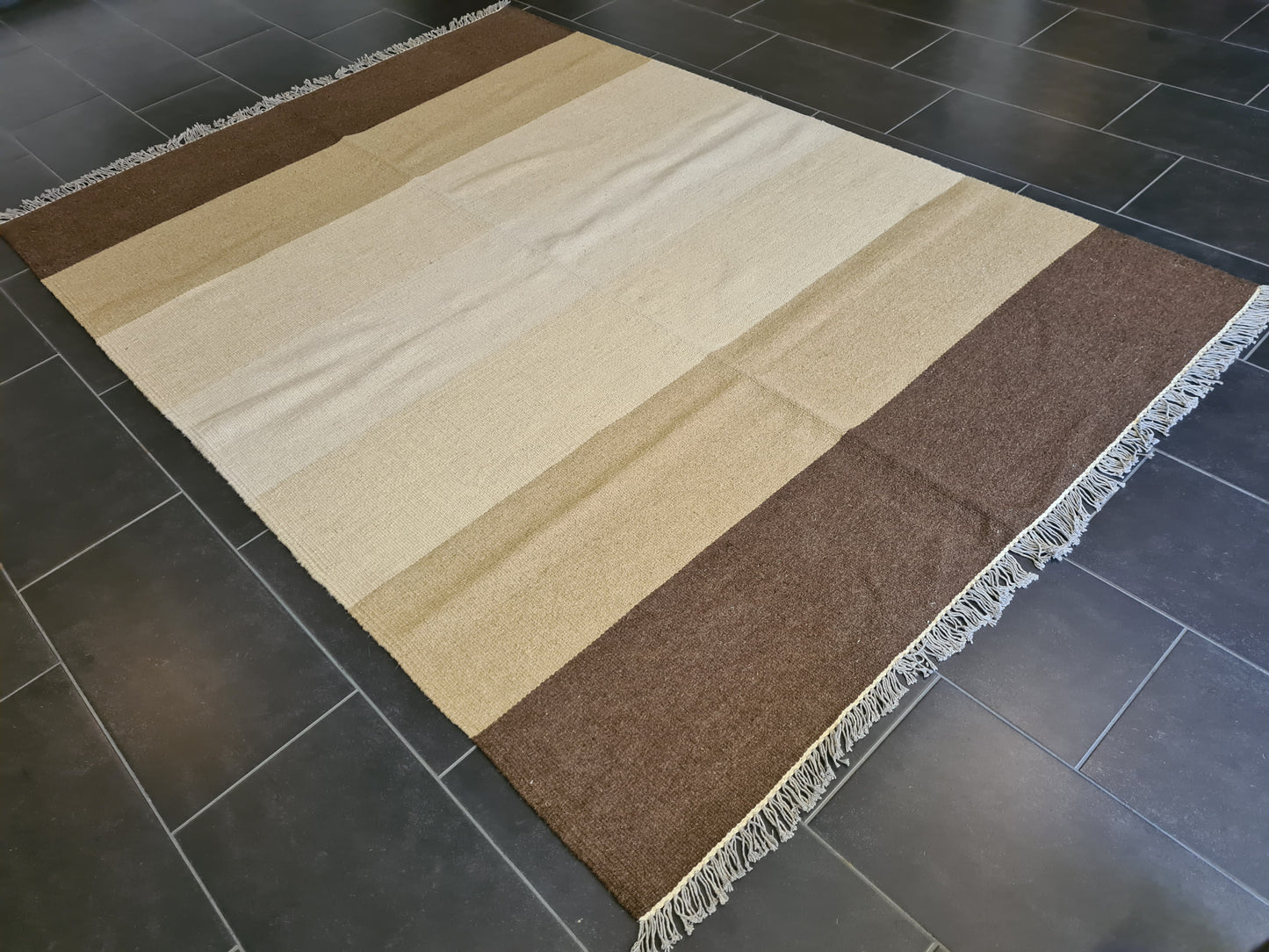 Feiner Handgeknüpfter Perser-Teppich Orientteppich Kelim 243x170cm