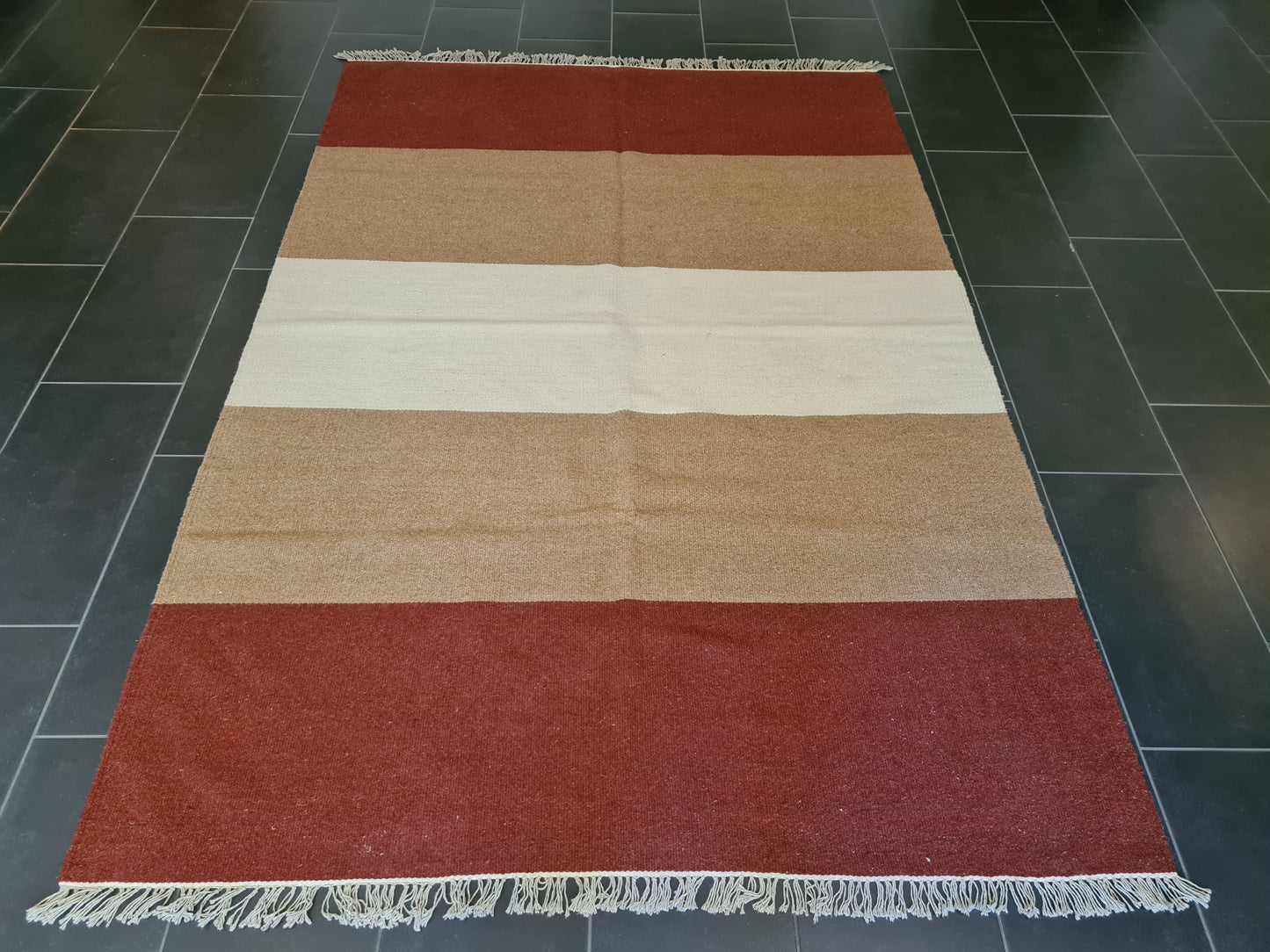 Feiner Handgeknüpfter Perser Teppich Orientteppich Kelim 248x169cm