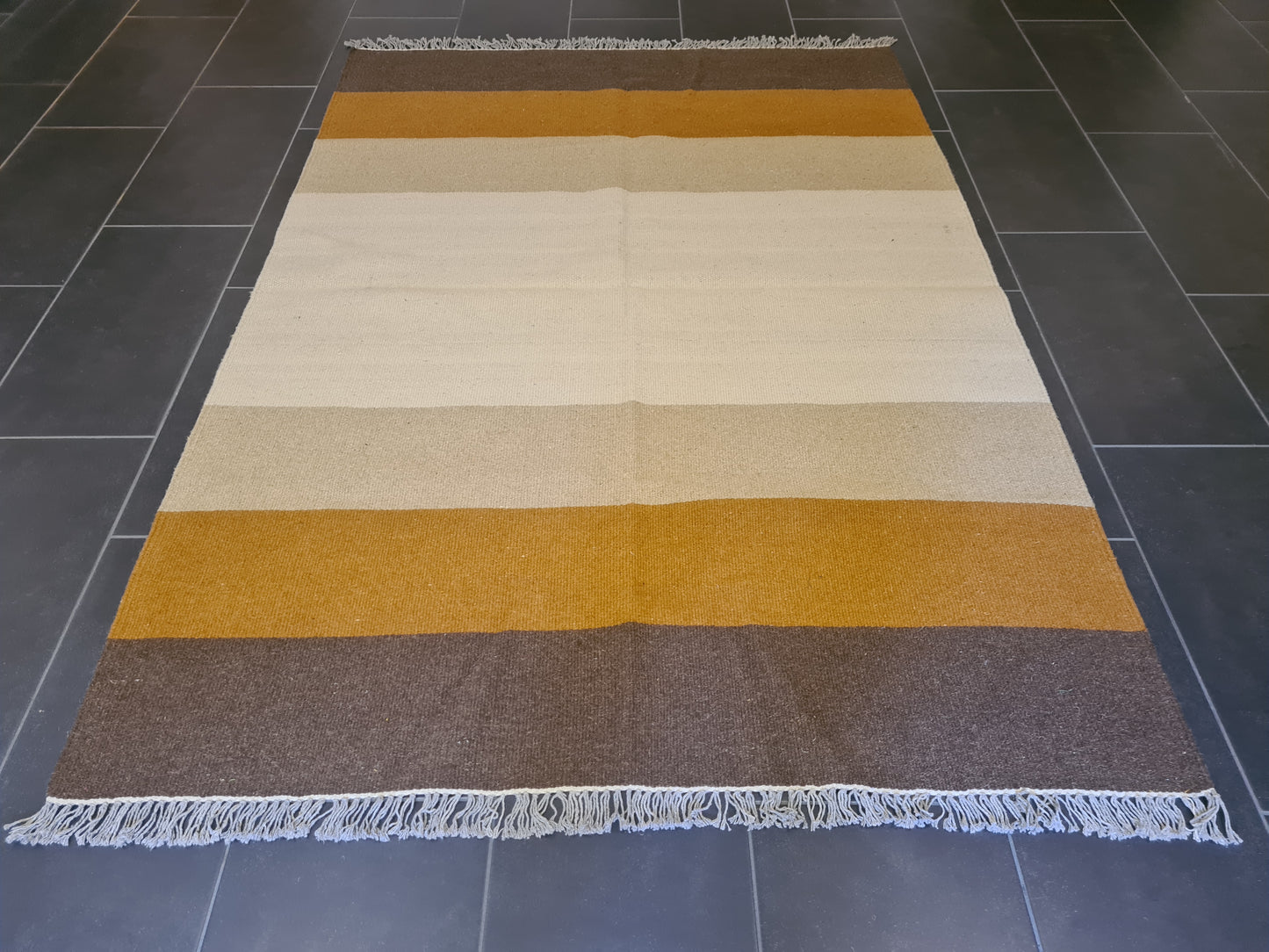 Feiner Handgeknüpfter Perser Teppich Orientteppich Kelim 202x141cm