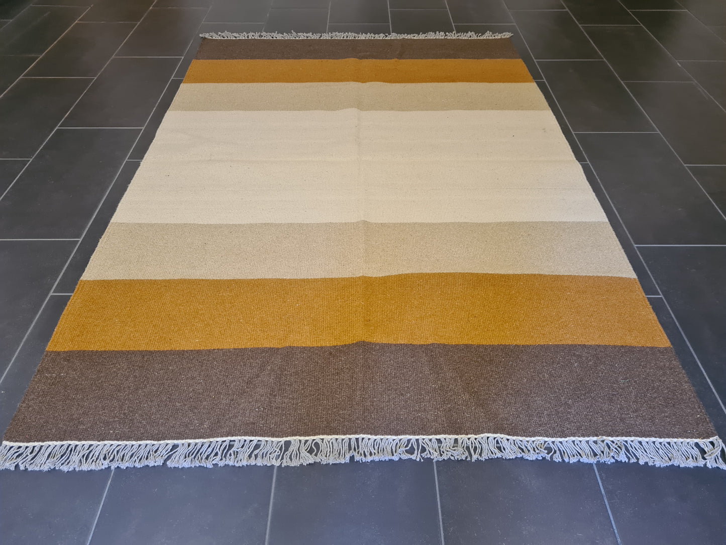 Feiner Handgeknüpfter Perser Teppich Orientteppich Kelim 202x141cm