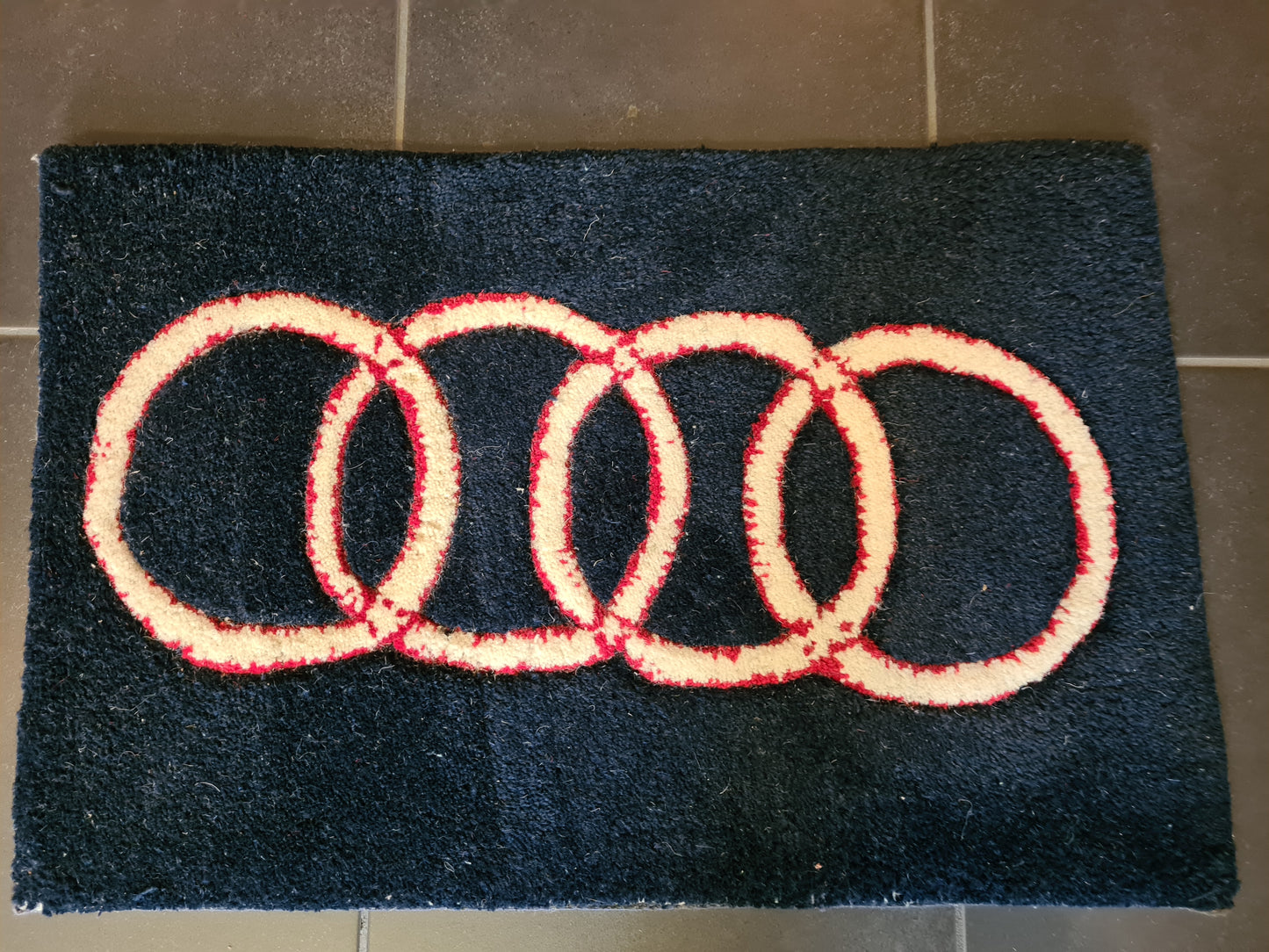 Hochwertig Handgetupfter Audi Design Teppich Orientteppich Set 2 Stück 61x40cm