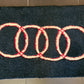 Hochwertig Handgetupfter Audi Design Teppich Orientteppich Set 2 Stück 61x40cm