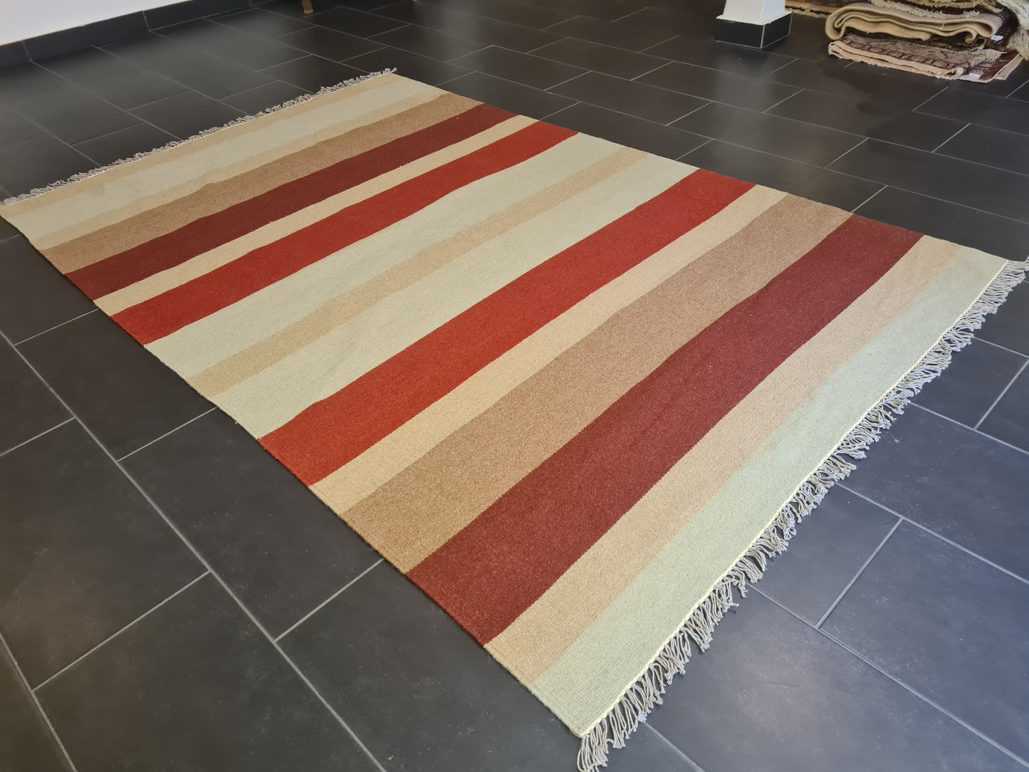 Feiner Handgeknüpfter Perser Teppich Orientteppich Kelim 250x165cm