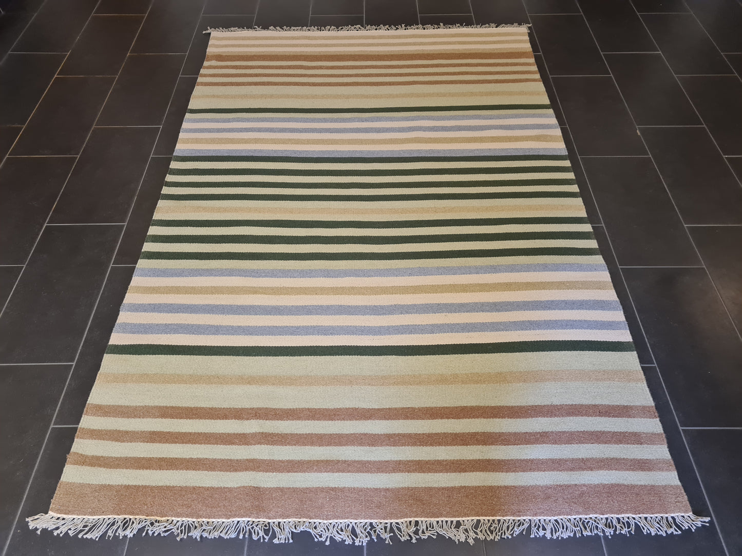 Feiner Handgeknüpfter Perser Teppich Orientteppich Kelim 251x167cm