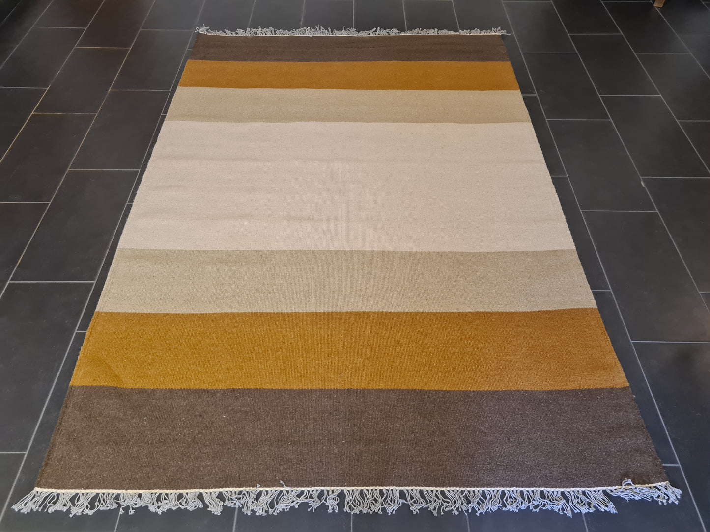 Feiner Handgeknüpfter Perser Teppich Kelim Orientteppich 246x170cm