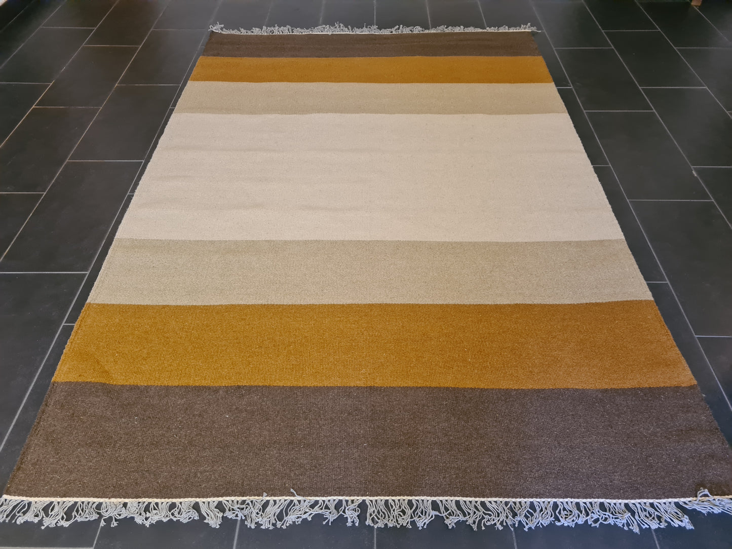 Feiner Handgeknüpfter Perser Teppich Kelim Orientteppich 246x170cm