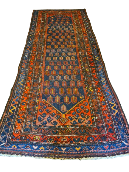 Antiker Handgeknüpfter Perser Teppich Bidjar Orientteppich 301x11cm