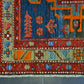 Antiker Handgeknüpfter Heris Perser Teppich Orientteppich 347x107cm