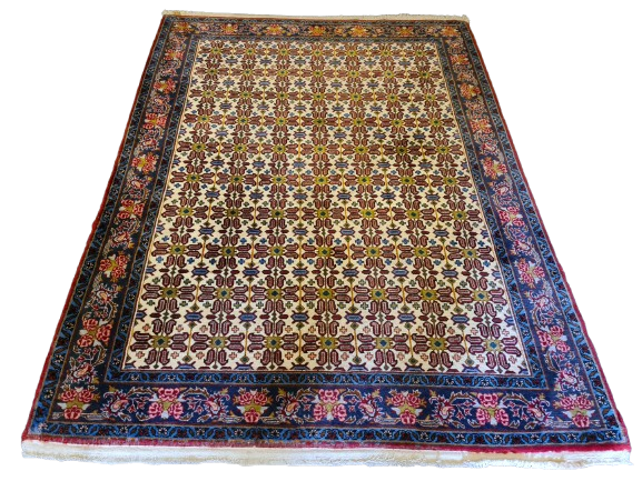 Hochwertiger Handgeknüpfter Perser Teppich Bidjar Orientteppich 165x125cm