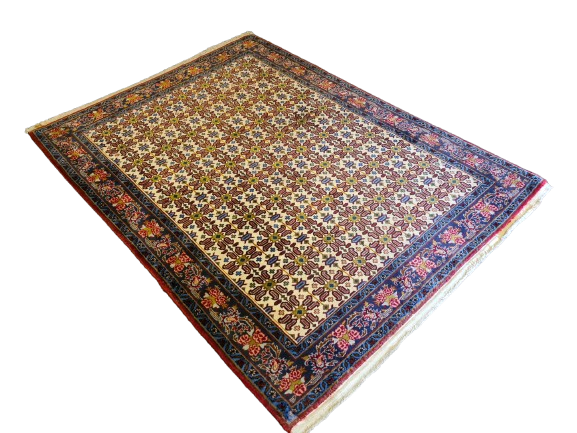 Hochwertiger Handgeknüpfter Perser Teppich Bidjar Orientteppich 165x125cm