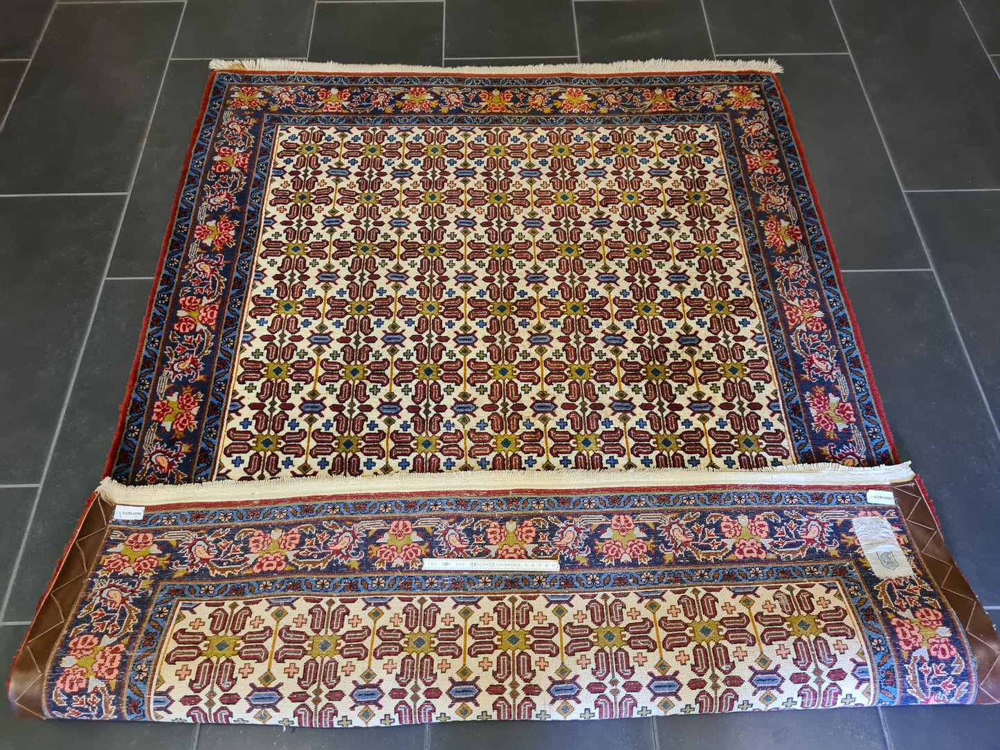 Hochwertiger Handgeknüpfter Perser Teppich Bidjar Orientteppich 165x125cm