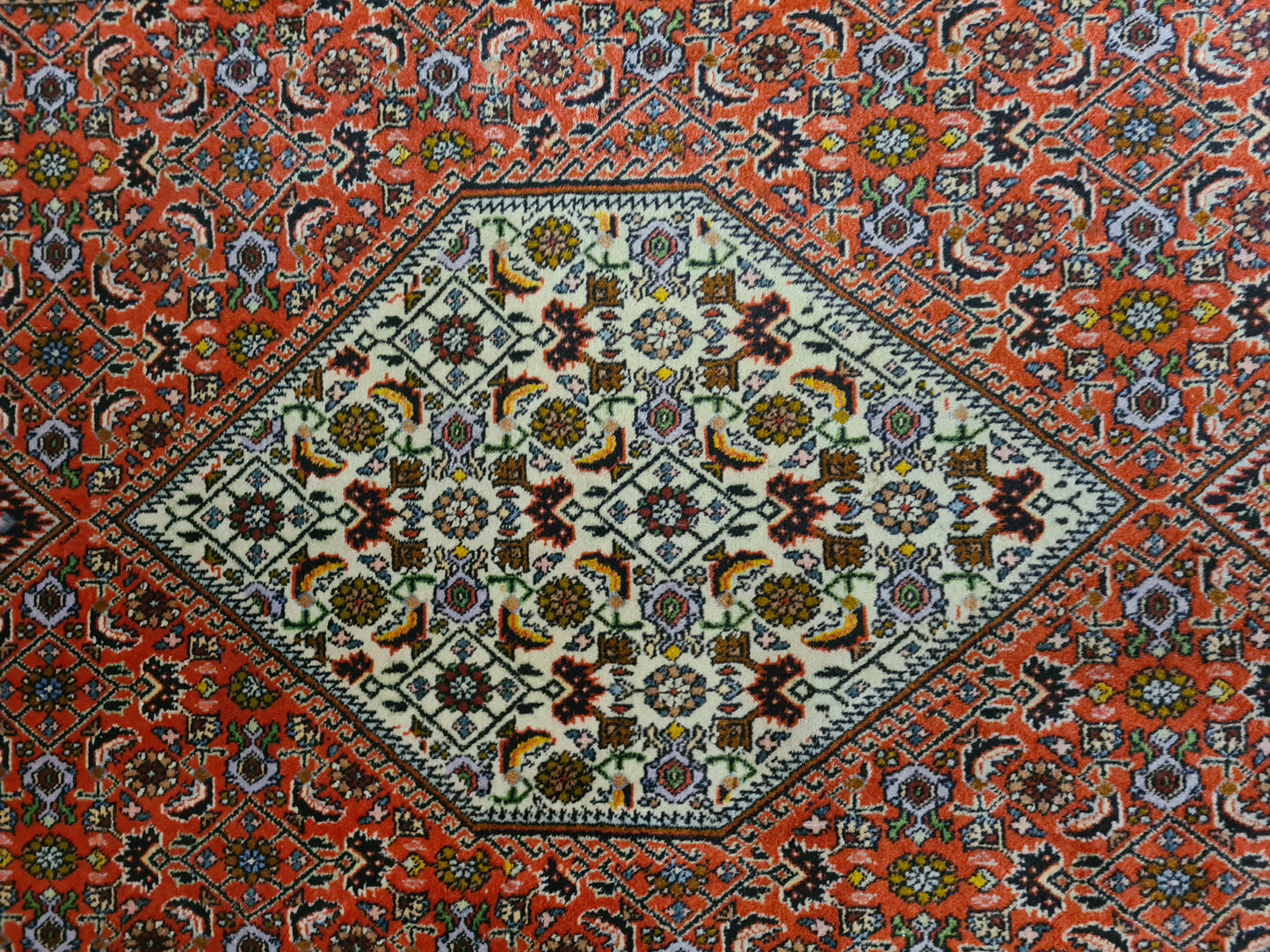 Hochwertiger Handgeknüpfter Perser Teppich Bidjar Orientteppich 250x90cm