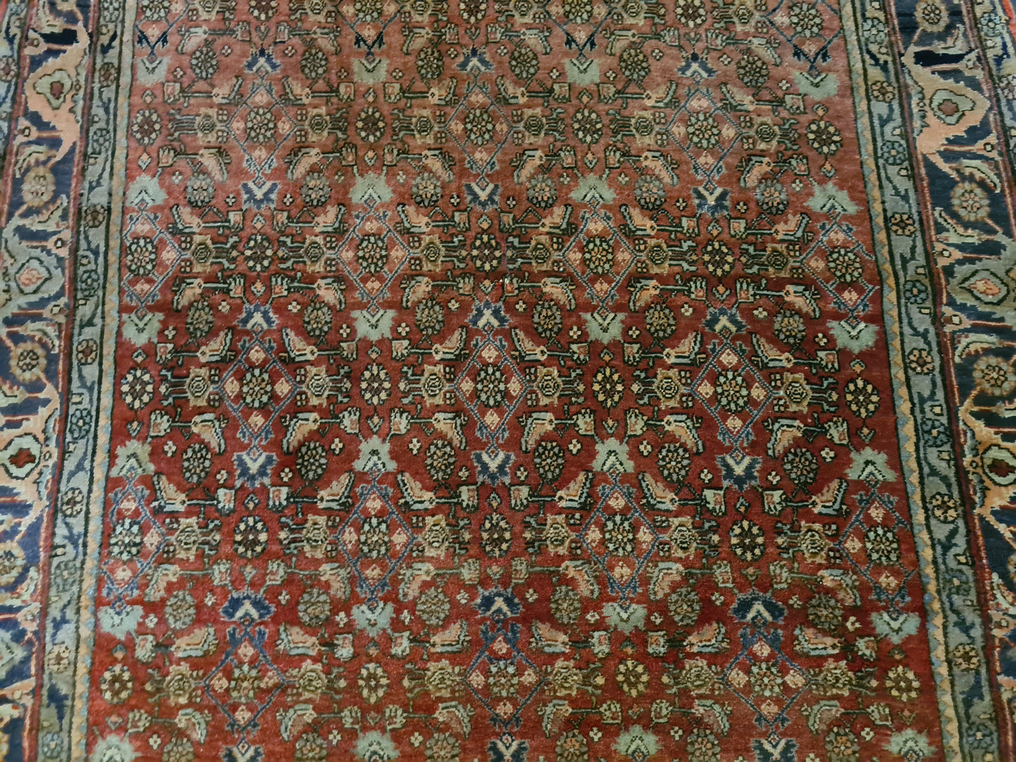 Antiker Handgeknüpfter Bidjar Perser Teppich Orientteppich 170x121cm