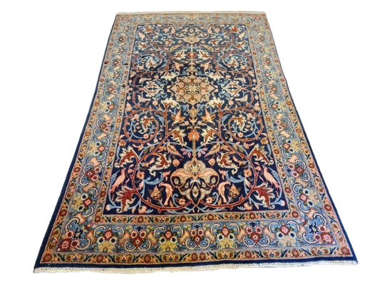 Königlicher Handgeknüpfter Perser Teppich Sarough Orientteppich 228x135cm