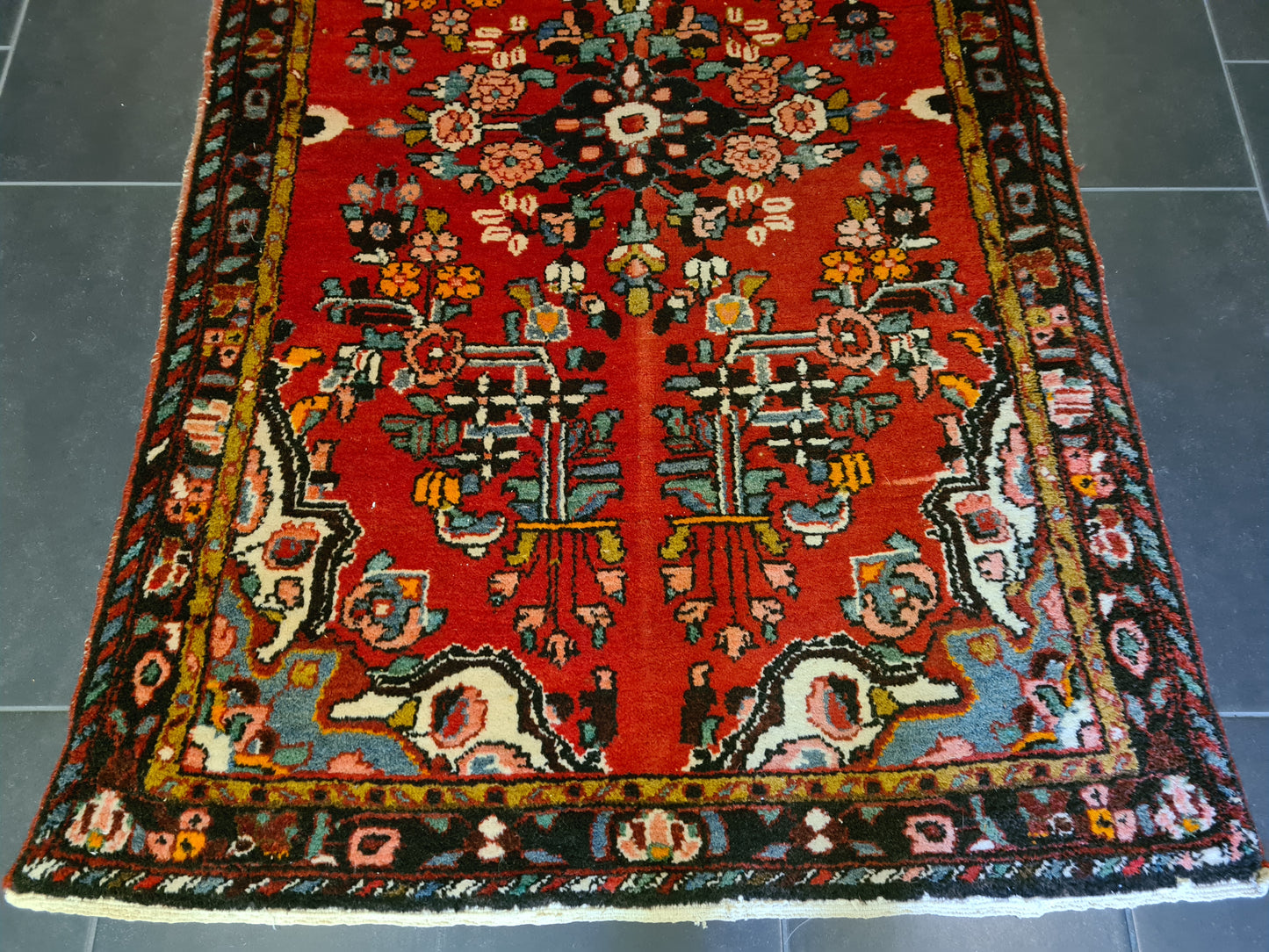 Antiker Handgeknüpfter Perser Teppich Orientteppich Malaya 174x110cm