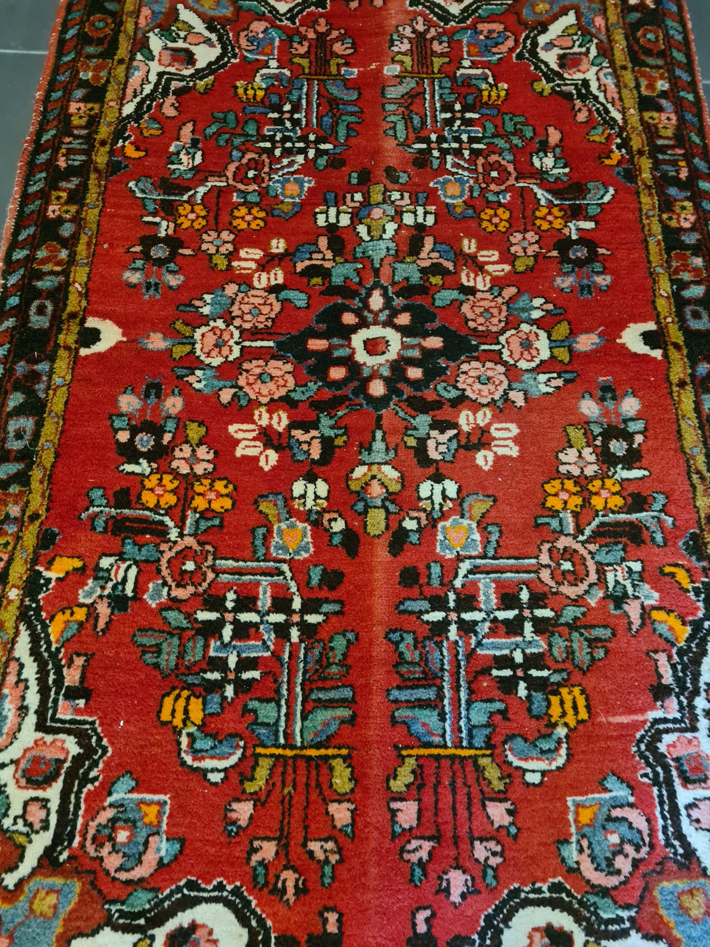 Antiker Handgeknüpfter Perser Teppich Orientteppich Malaya 174x110cm