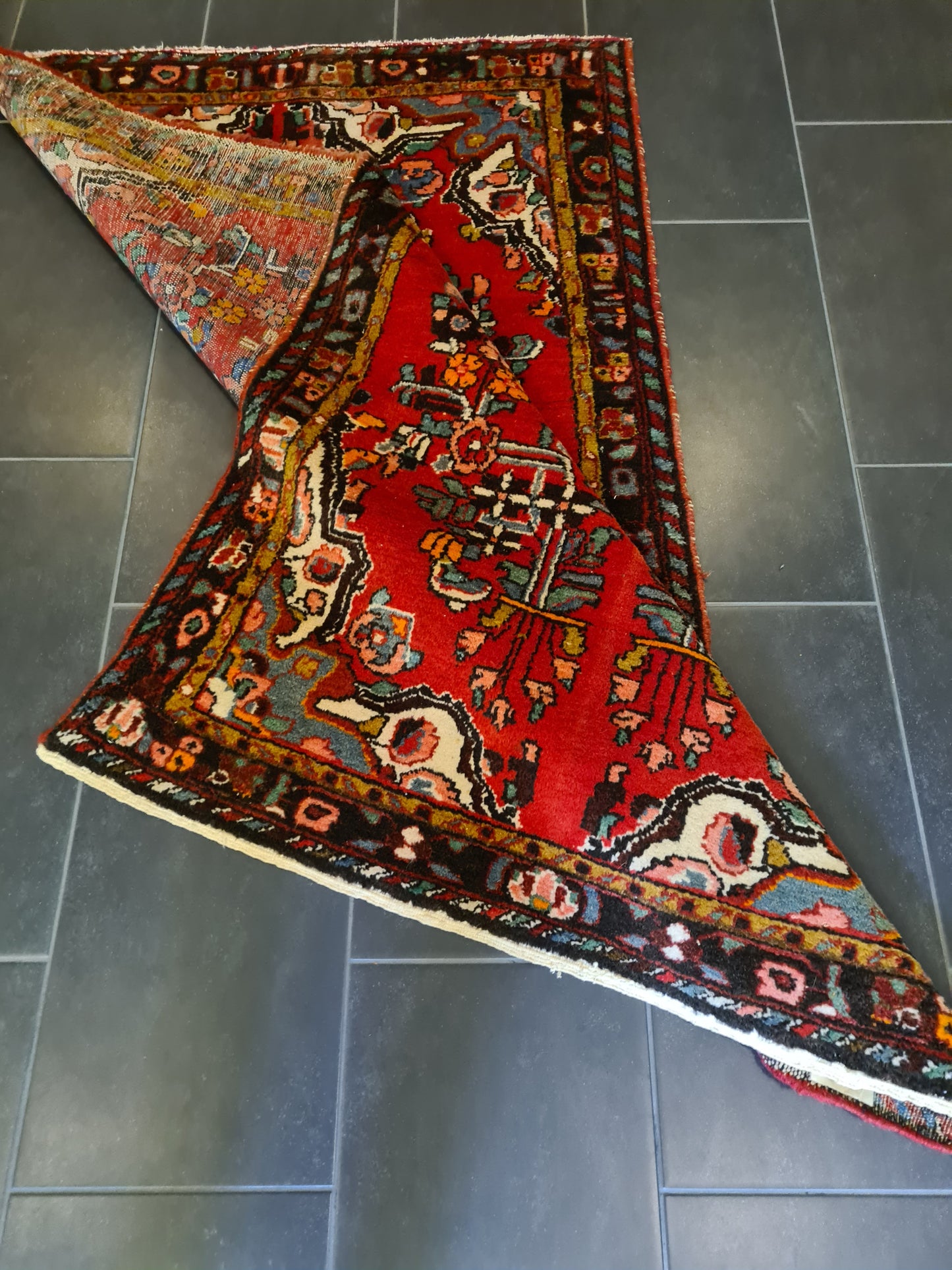 Antiker Handgeknüpfter Perser Teppich Orientteppich Malaya 174x110cm