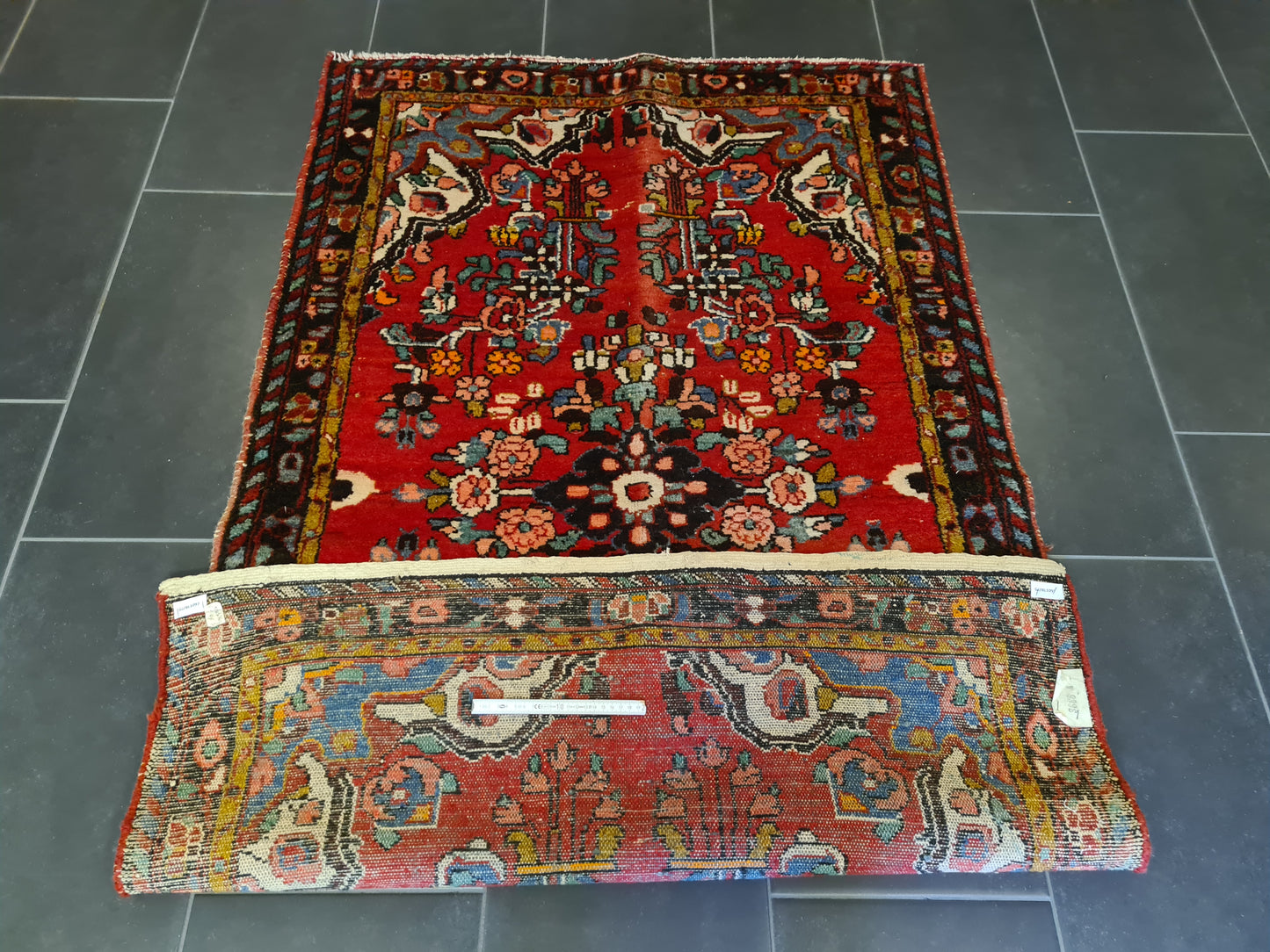 Antiker Handgeknüpfter Perser Teppich Orientteppich Malaya 174x110cm