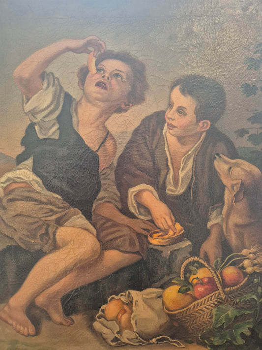 Ölgemälde Gemälde Nach Bartolomé Esteban Murillo (1618-1682) 75x65cm