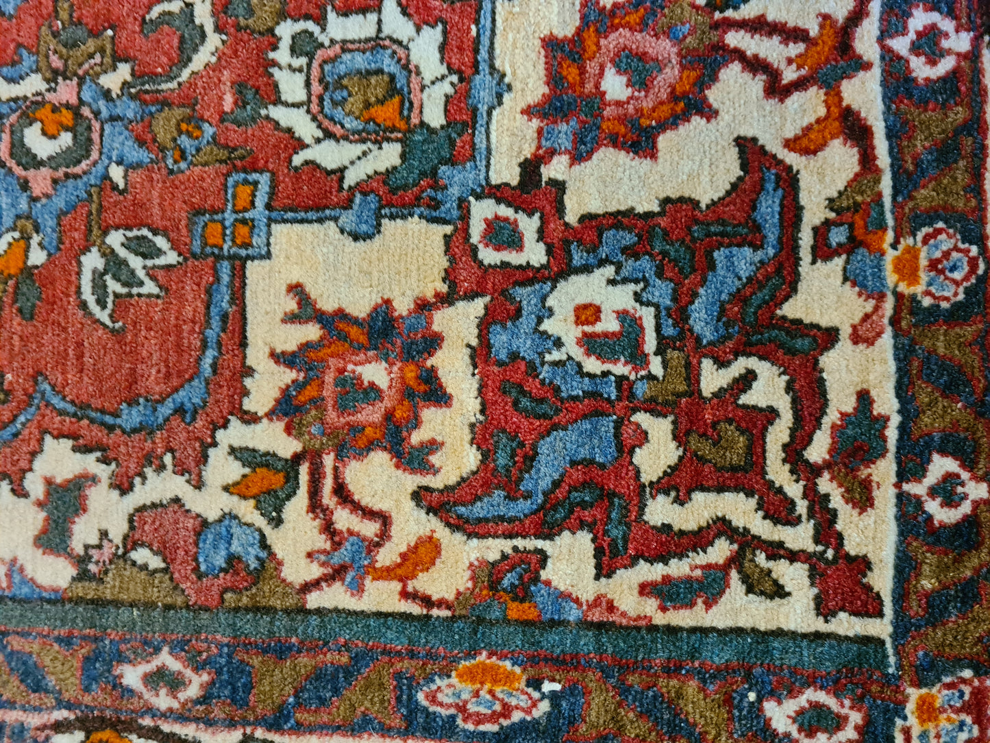 Hochwertig Feiner Handgeknüpfter Perserteppich Isfahan Najafabad Orientteppich 227x143 cm