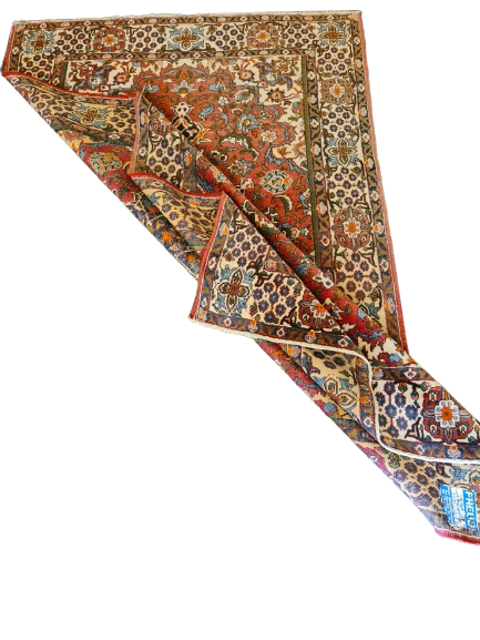 Hochwertig Feiner Handgeknüpfter Perserteppich Isfahan Najafabad Orientteppich 227x143 cm