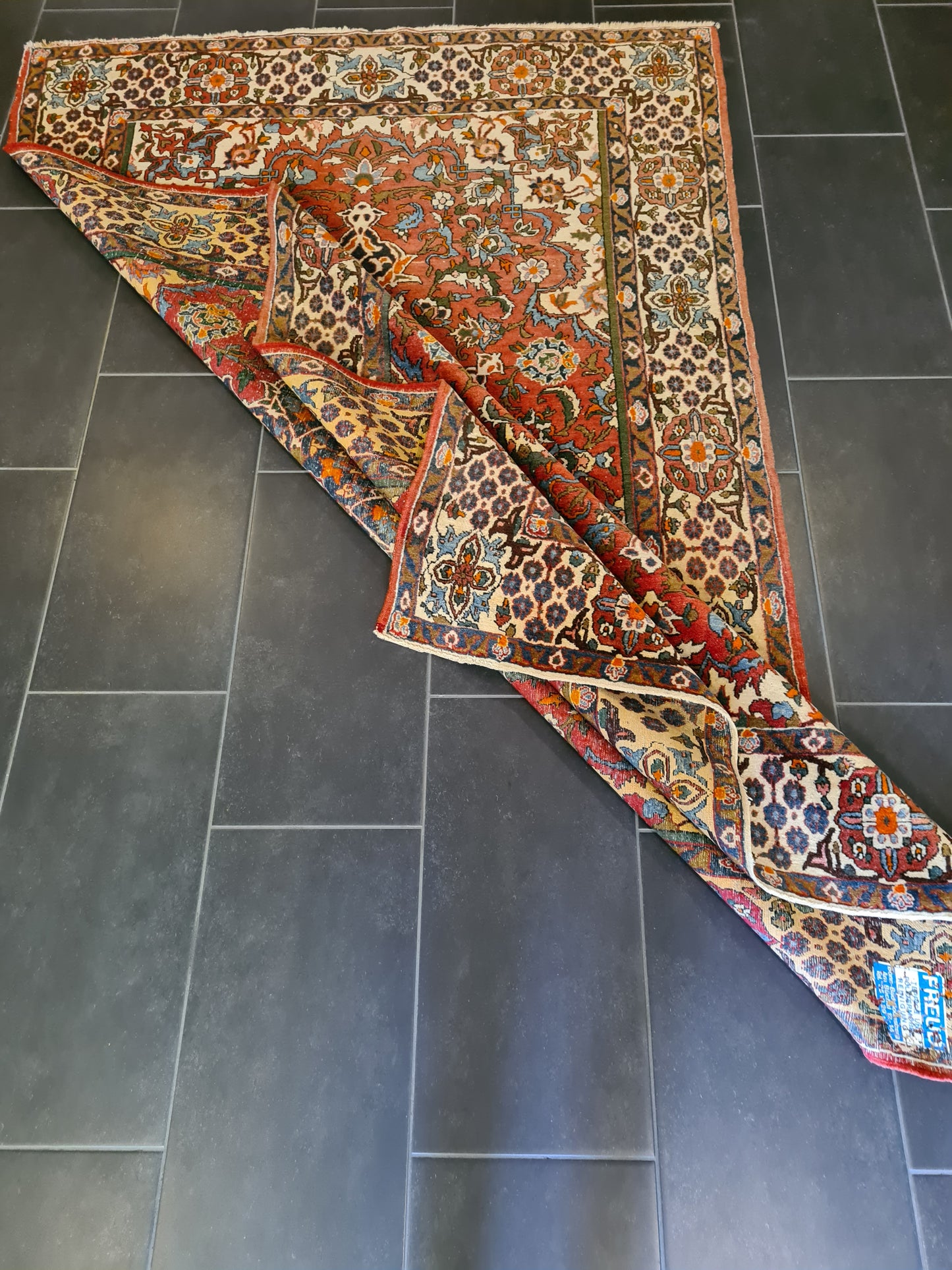 Hochwertig Feiner Handgeknüpfter Perserteppich Isfahan Najafabad Orientteppich 227x143 cm