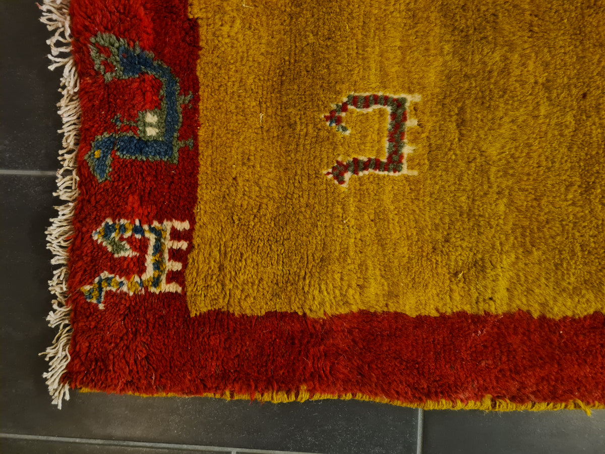 Dekorativer Handgeknüpfter Perser Gabbeh Teppich Orientteppich 260x103 – Gallery Jarrodi