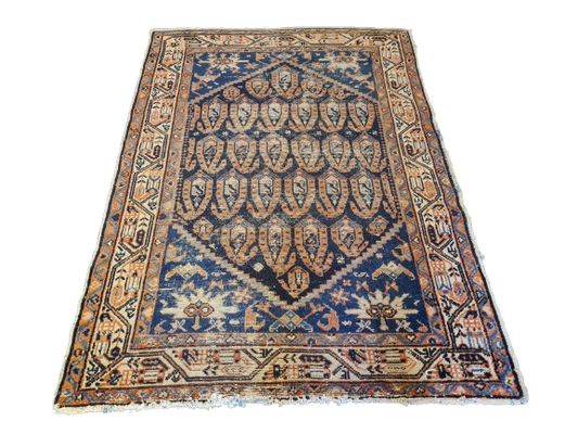 Antiker Handgeknüpfter Perser Teppich Malaya Sammlerstück Orientteppich 146x103cm