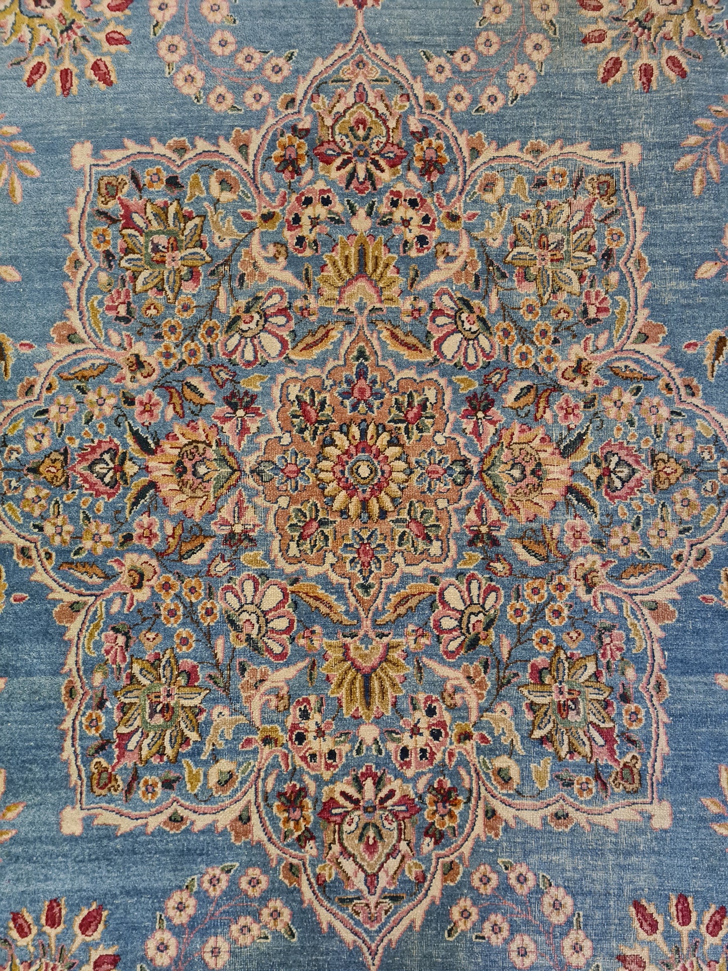 Königlicher Wertvoller Handgeknüpfter Perser Teppich Kirman Orientteppich Sammlerstück 286x181cm