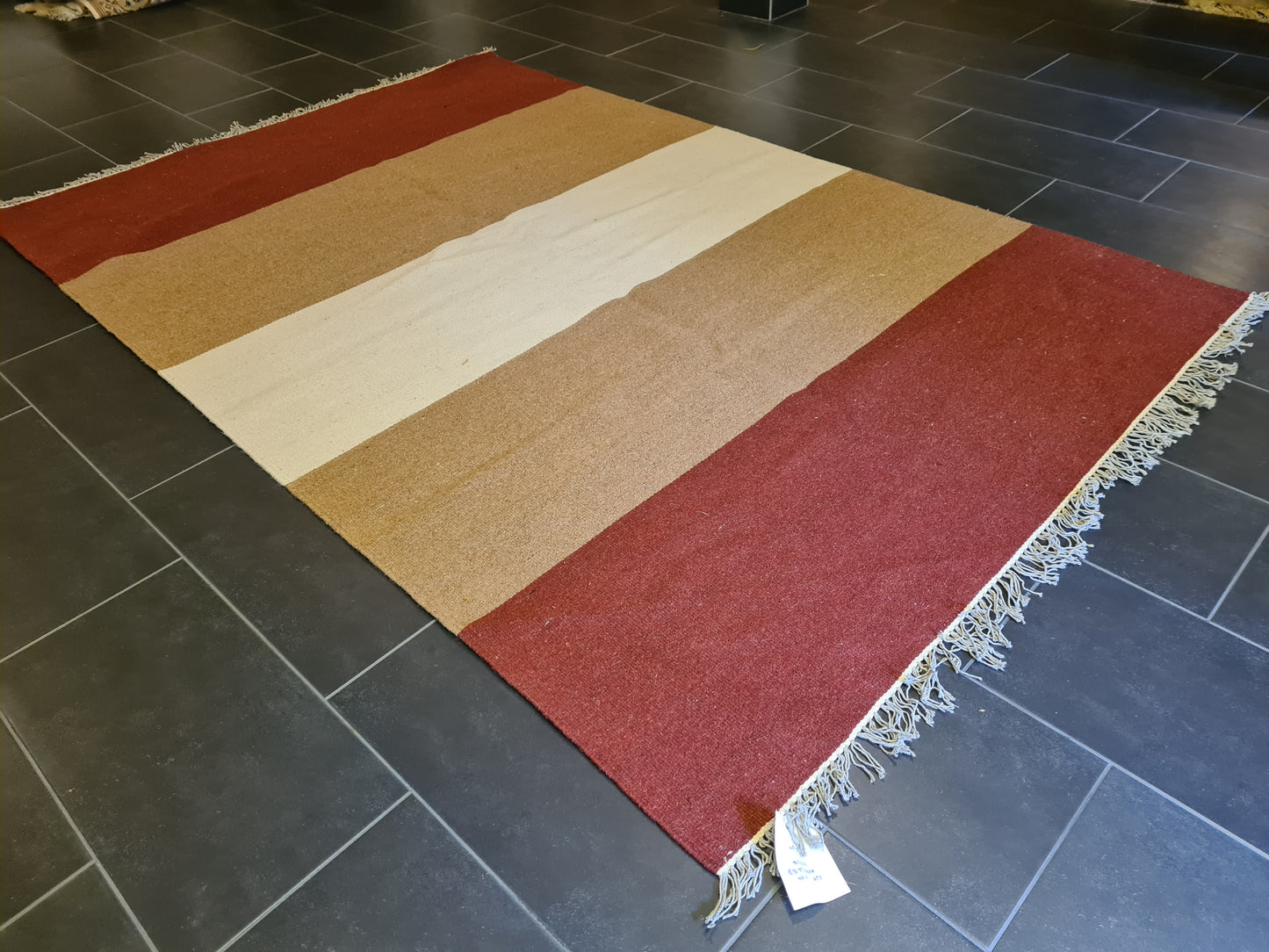 Moderner Handgeknüpfter Orientteppich Kelim Teppich 250x165cm