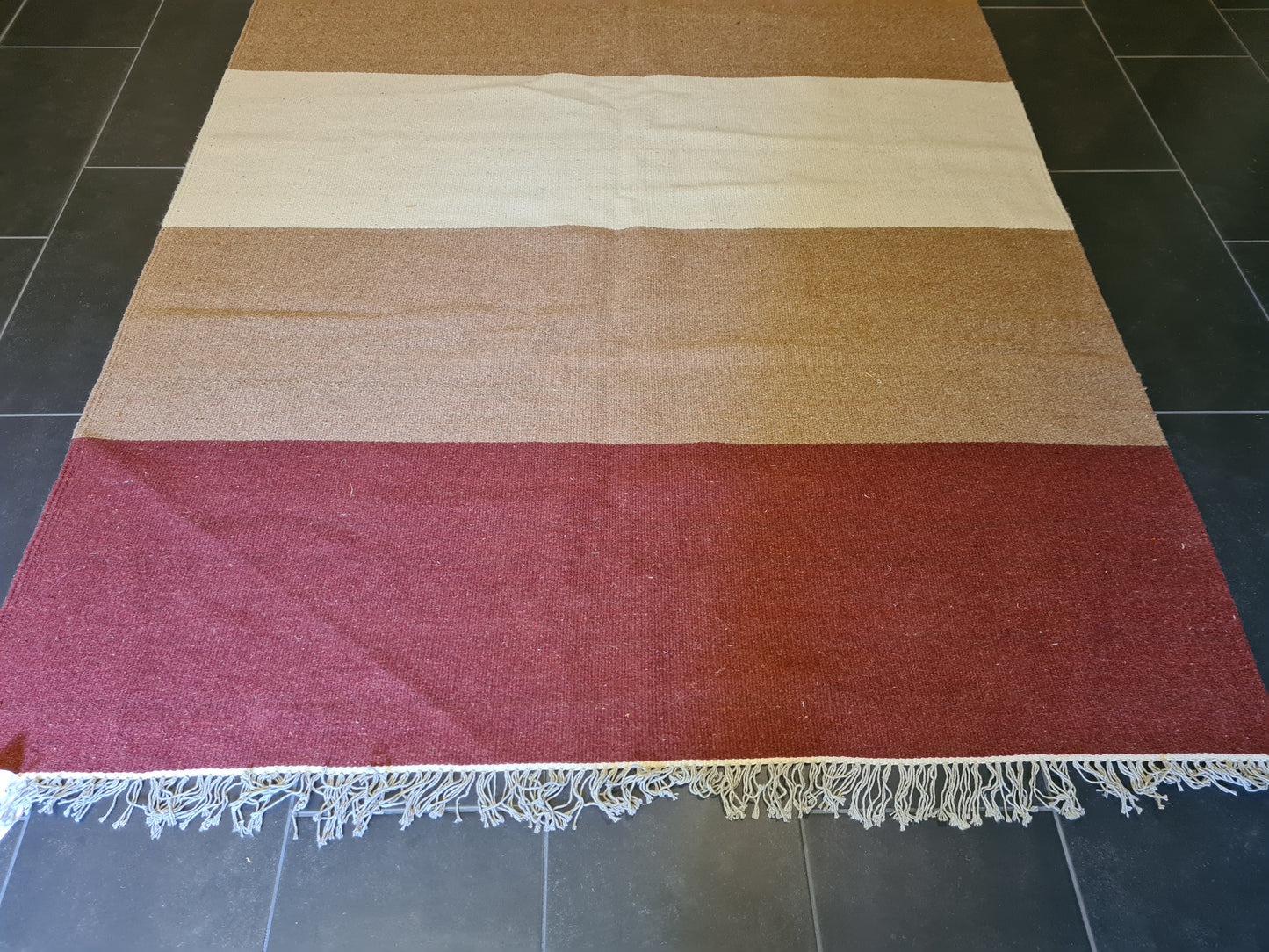 Moderner Handgeknüpfter Orientteppich Kelim Teppich 250x165cm