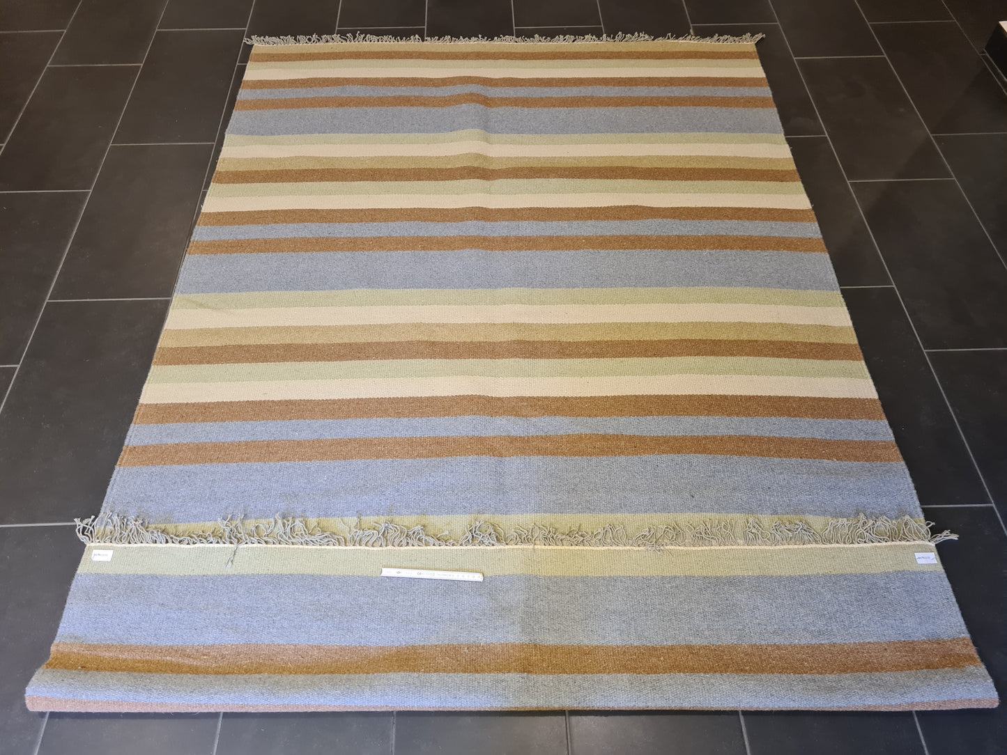 Dekorativer Moderner Handgeknüpfter Orientteppich Kelim Teppich 240x166cm