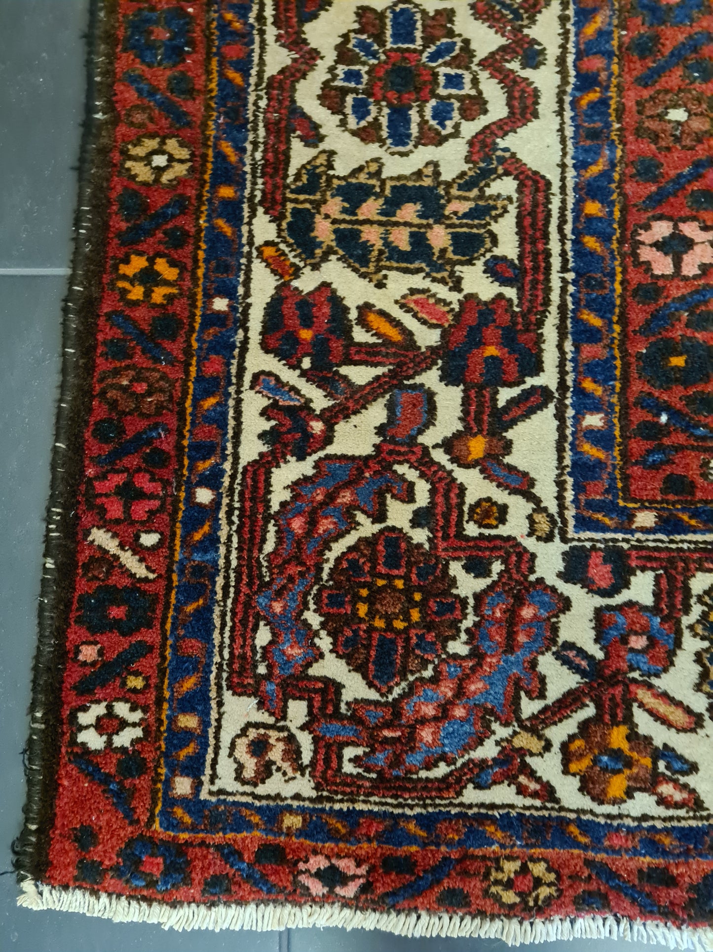 Antiker Feiner Handgeknüpfter Perser Teppich Bachtiar Orientteppich 306x215cm