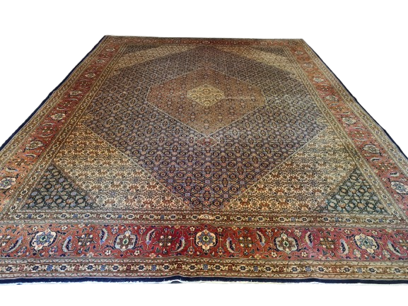 Königlicher Feiner Handgeknüpfter Perser Teppich Tabriz Orientteppich 400x300cm