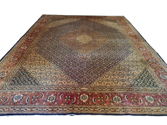 Königlicher Feiner Handgeknüpfter Perser Teppich Tabriz Orientteppich 400x300cm