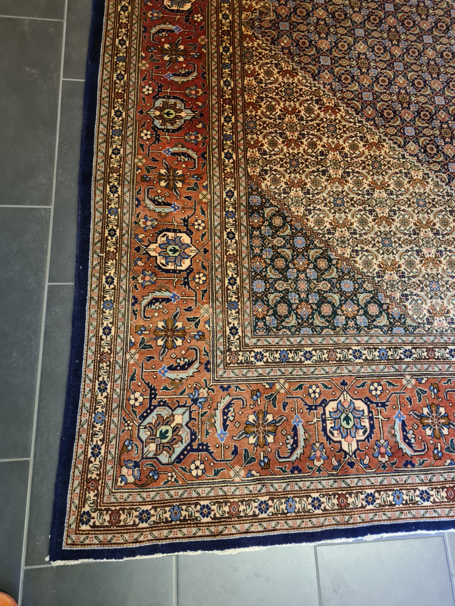 Königlicher Feiner Handgeknüpfter Perser Teppich Tabriz Orientteppich 400x300cm