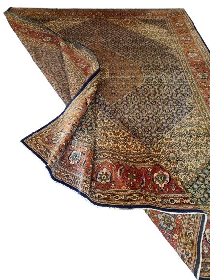 Königlicher Feiner Handgeknüpfter Perser Teppich Tabriz Orientteppich 400x300cm