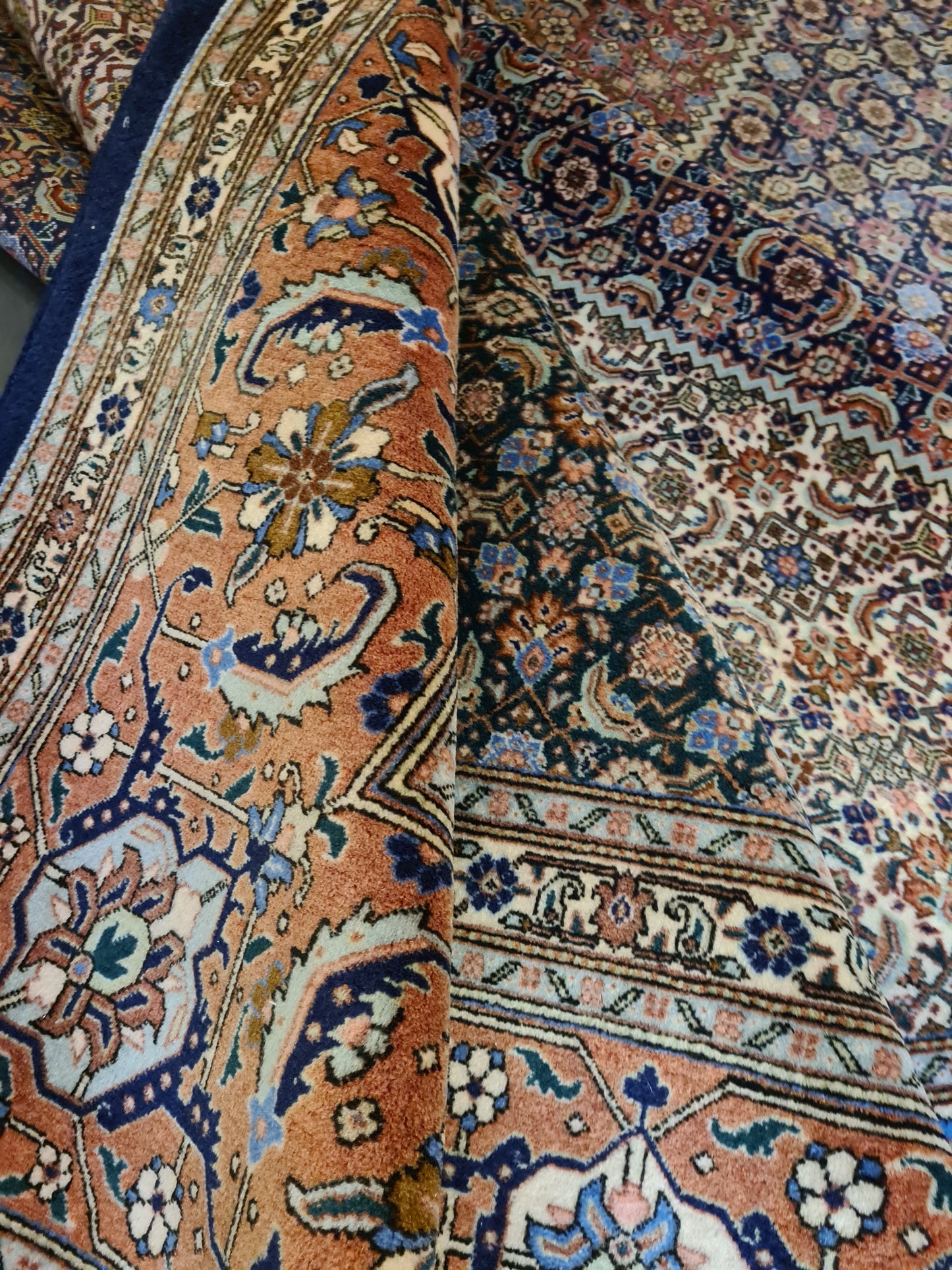 Königlicher Feiner Handgeknüpfter Perser Teppich Tabriz Orientteppich 400x300cm