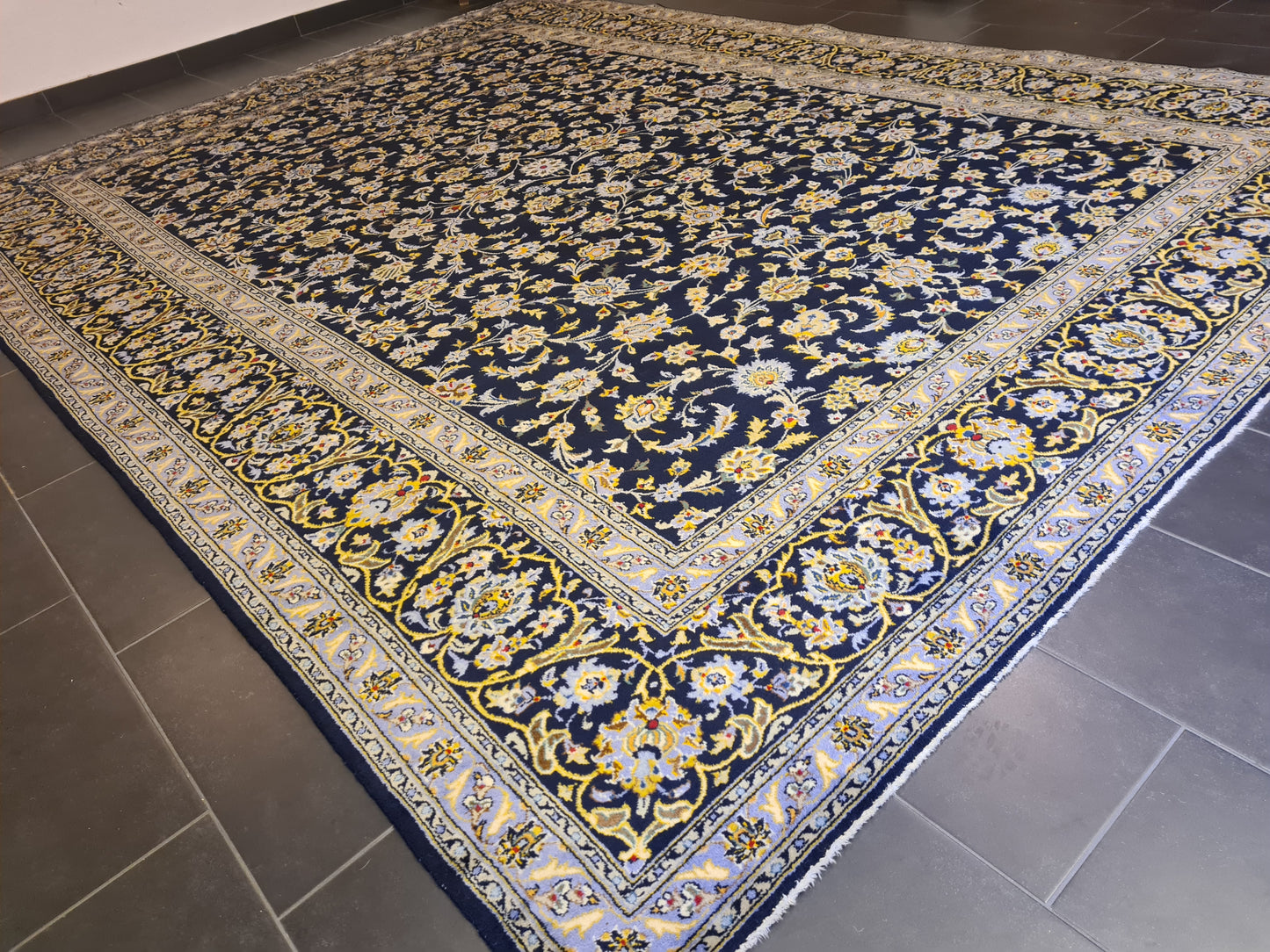 Königlicher Feiner Handgeknüpfter Perser Teppich Orientteppich Keshan400x300cm