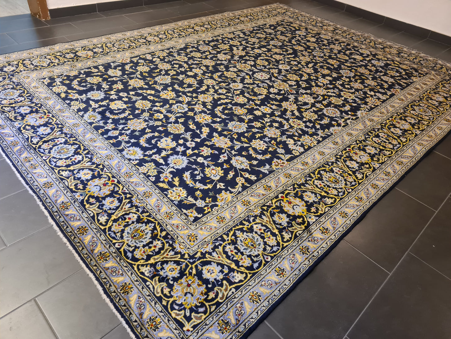 Königlicher Feiner Handgeknüpfter Perser Teppich Orientteppich Keshan400x300cm