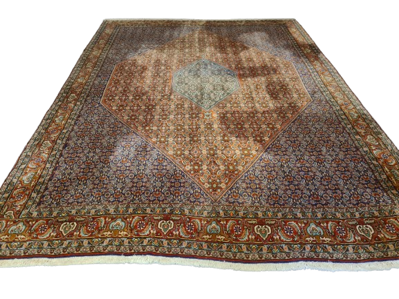 Königlicher Handgeknüpfter Palast Teppich Perser Bidjar Orientteppich 315x235cm