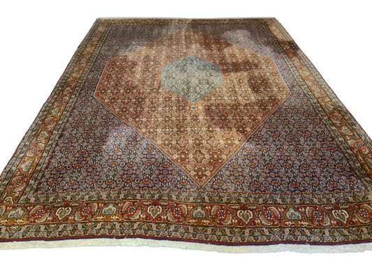 Königlicher Handgeknüpfter Palast Teppich Perser Bidjar Orientteppich 315x235cm