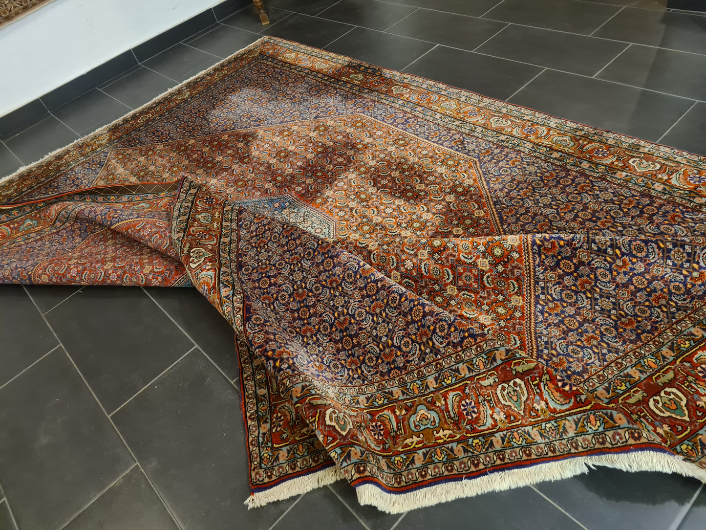 Königlicher Handgeknüpfter Palast Teppich Perser Bidjar Orientteppich 315x235cm