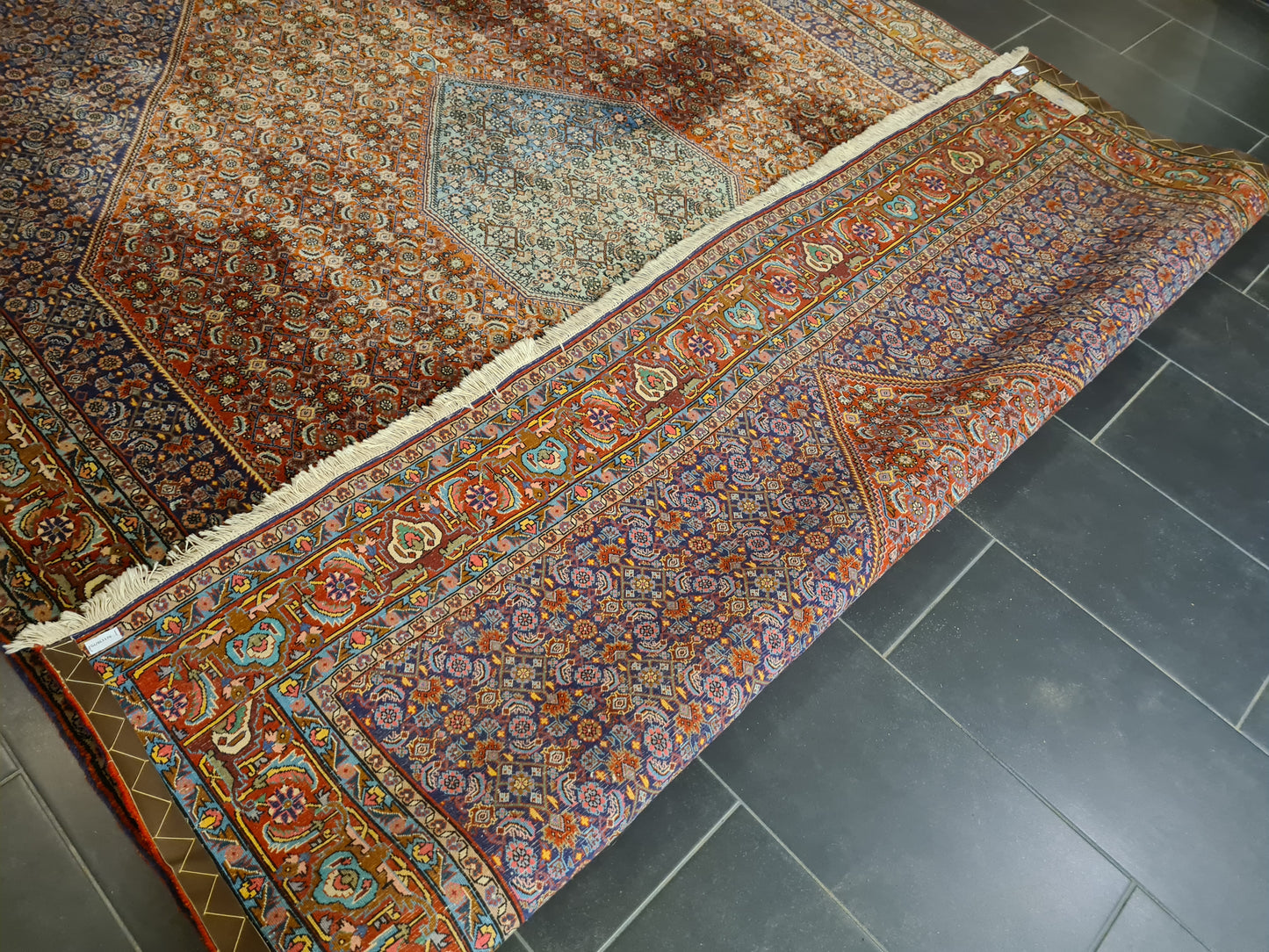 Königlicher Handgeknüpfter Palast Teppich Perser Bidjar Orientteppich 315x235cm