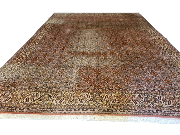 Edler Handgeknüpfter Perser Teppich Palast Orientteppich Bidjar 340x247cm